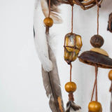 Dreamcatcher with super strong protection gemstones • 6 inch door hanging in earthy tones & turquoise • coastal style with 5 color options