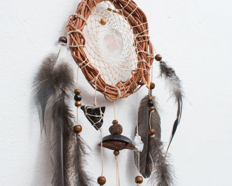 Large authentic dream catcher set gift, Handmade dream catcher set of 3