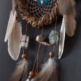 Crystal Dreamcatcher with 3 Stone Set - Coastal Soul Decor