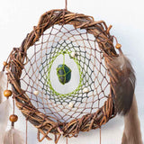 Authentic Willow Dreamcatcher - Customizable Sizes & 5 Stone Combinations