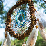 Crystal Dreamcatcher with 3 Stone Set - Coastal Soul Decor