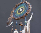 Sleep crystals dreamcatcher set, Anxiety worry stone prosperity & empath energy cleanse