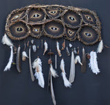 Atrapasueños gigante de 43 pulgadas de ancho ideal para el cabecero de la cama de matrimonio