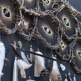 Atrapasueños gigante de 43 pulgadas de ancho ideal para el cabecero de la cama de matrimonio