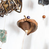 Healing Art Dream Catcher with gemstones, Wards off Negativity