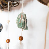 Healing Art Dream Catcher with gemstones, Wards off Negativity