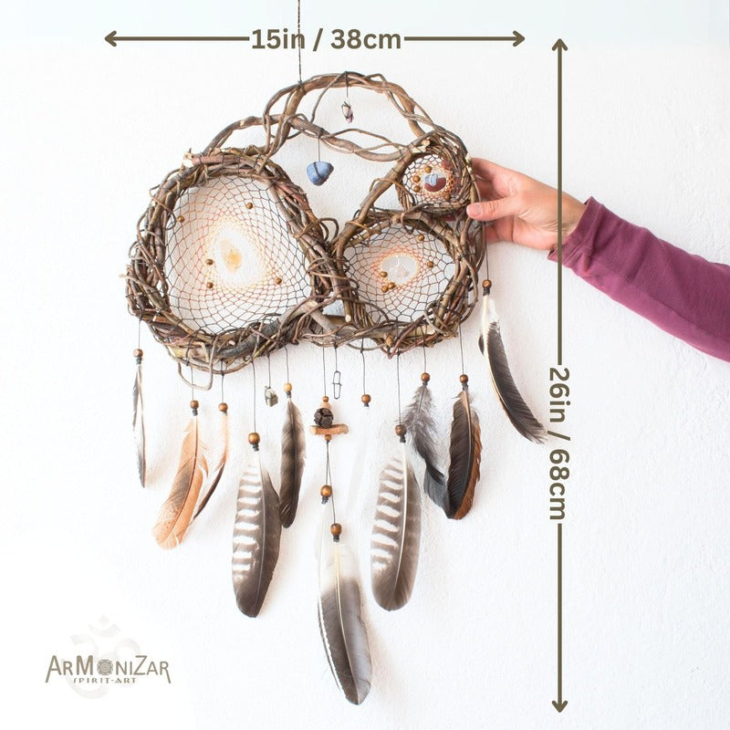 Unique dream catcher, Native american shield for nightmares