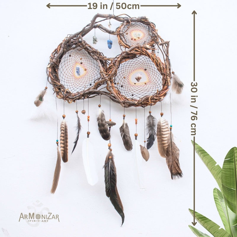 Unique dream catcher, Native american shield for nightmares