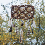 Natural Willow Dreamcatchers with 10 Healing Stones for Energy Cleansing, Love, and Balance – Perfect for Unique and Meaningful Gifts