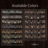 47" Wide Dreamcatcher Set – 5-Piece Boho Wall Hanging with Quartz Crystal, Custom Colors, Ideal Above Bed Spiritual Decor