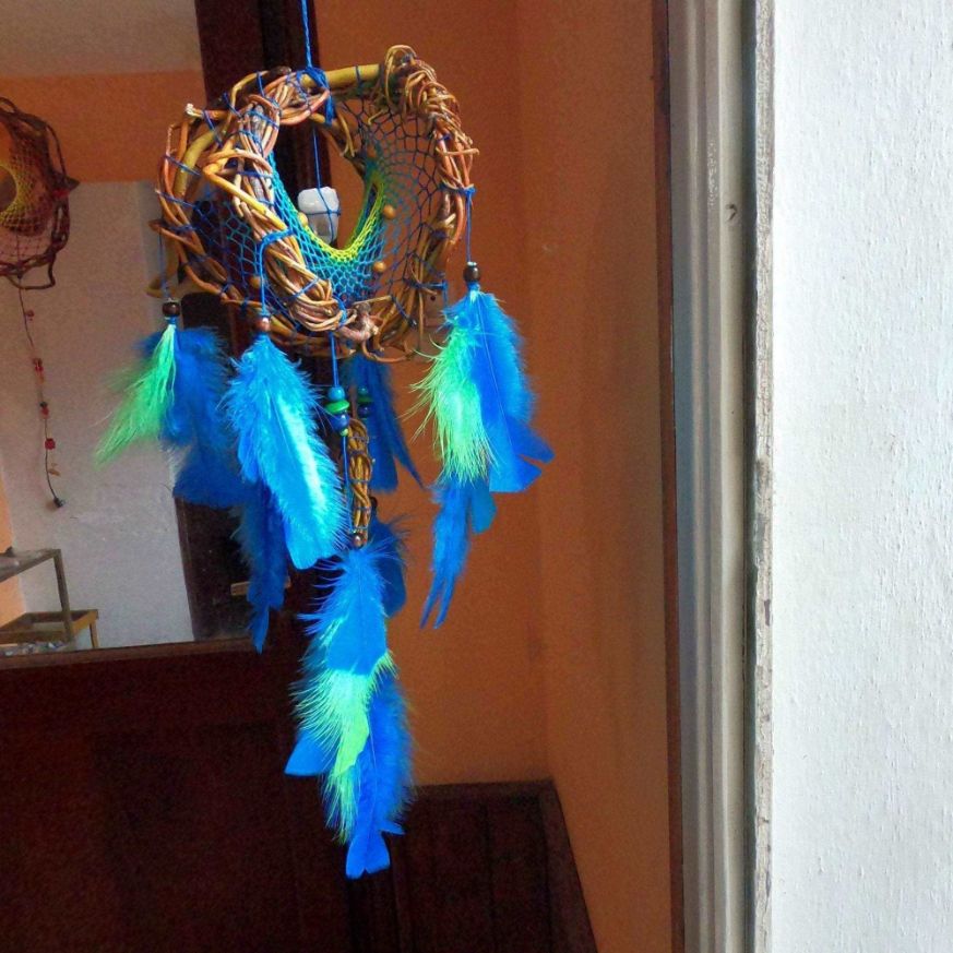 Crystal 3D Dream Catcher Mobile with Custom gemstones and colors ArMoniZar