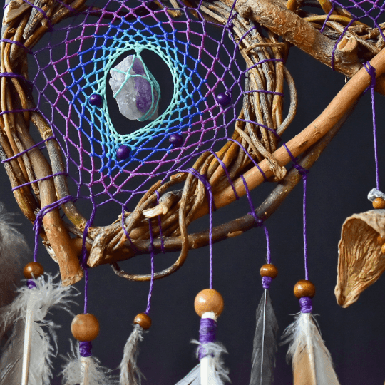 Crystal decor for bedroom Native dream catcher Wall hanging bohemian ArMoniZar