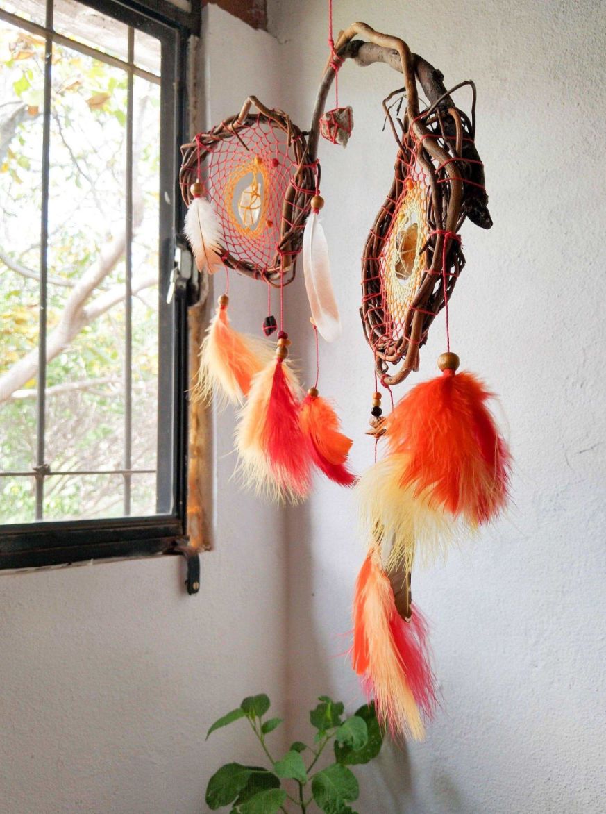 Dreamcatcher with energetic stones Earth Style ArMoniZar