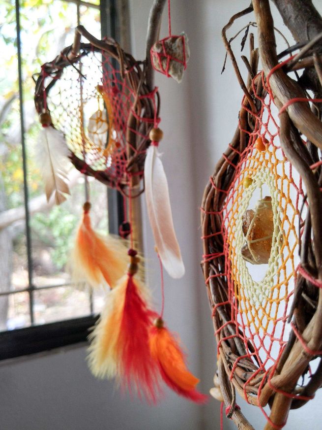 Dreamcatcher with energetic stones Earth Style ArMoniZar