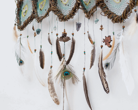 Giant Wooden Dreamcatcher: Embrace Serenity, Enhance Bedhead Decoration with Handcrafted Willow Wood Artistry ArMoniZar