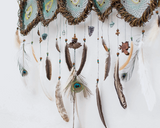 Giant Wooden Dreamcatcher: Embrace Serenity, Enhance Bedhead Decoration with Handcrafted Willow Wood Artistry ArMoniZar