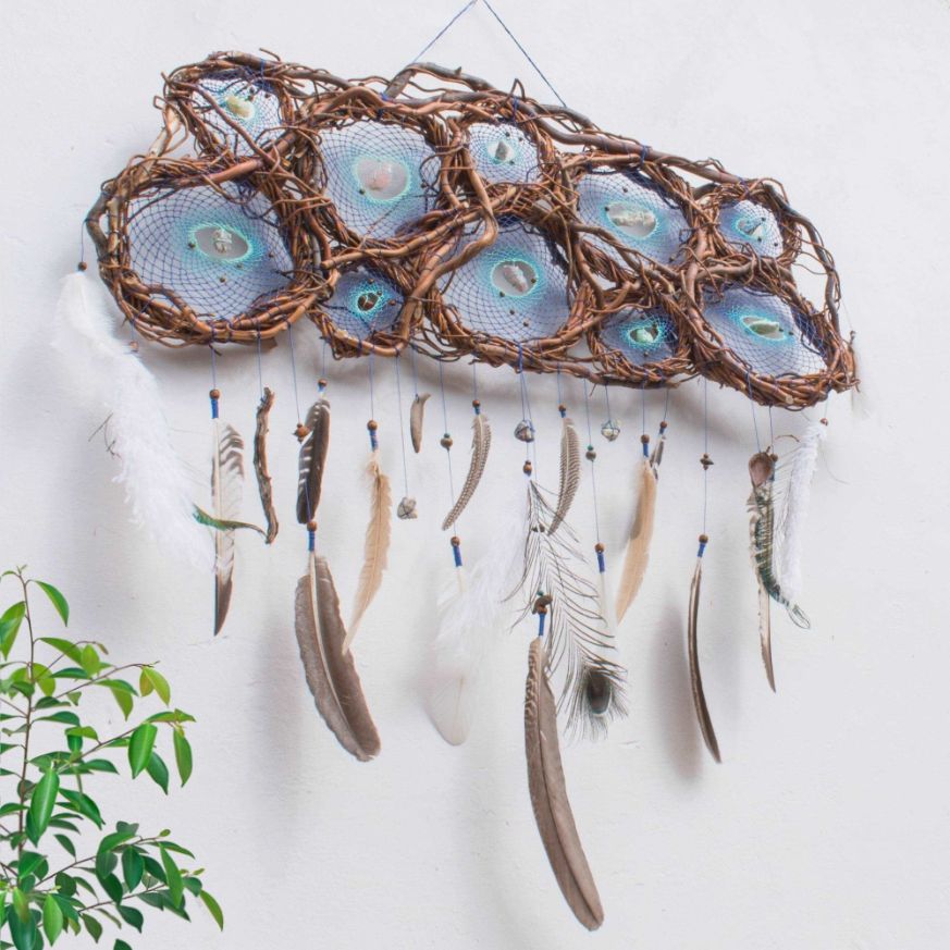Giant dream catcher 43 inch wide ideal for the head of the double bed ArMoniZar