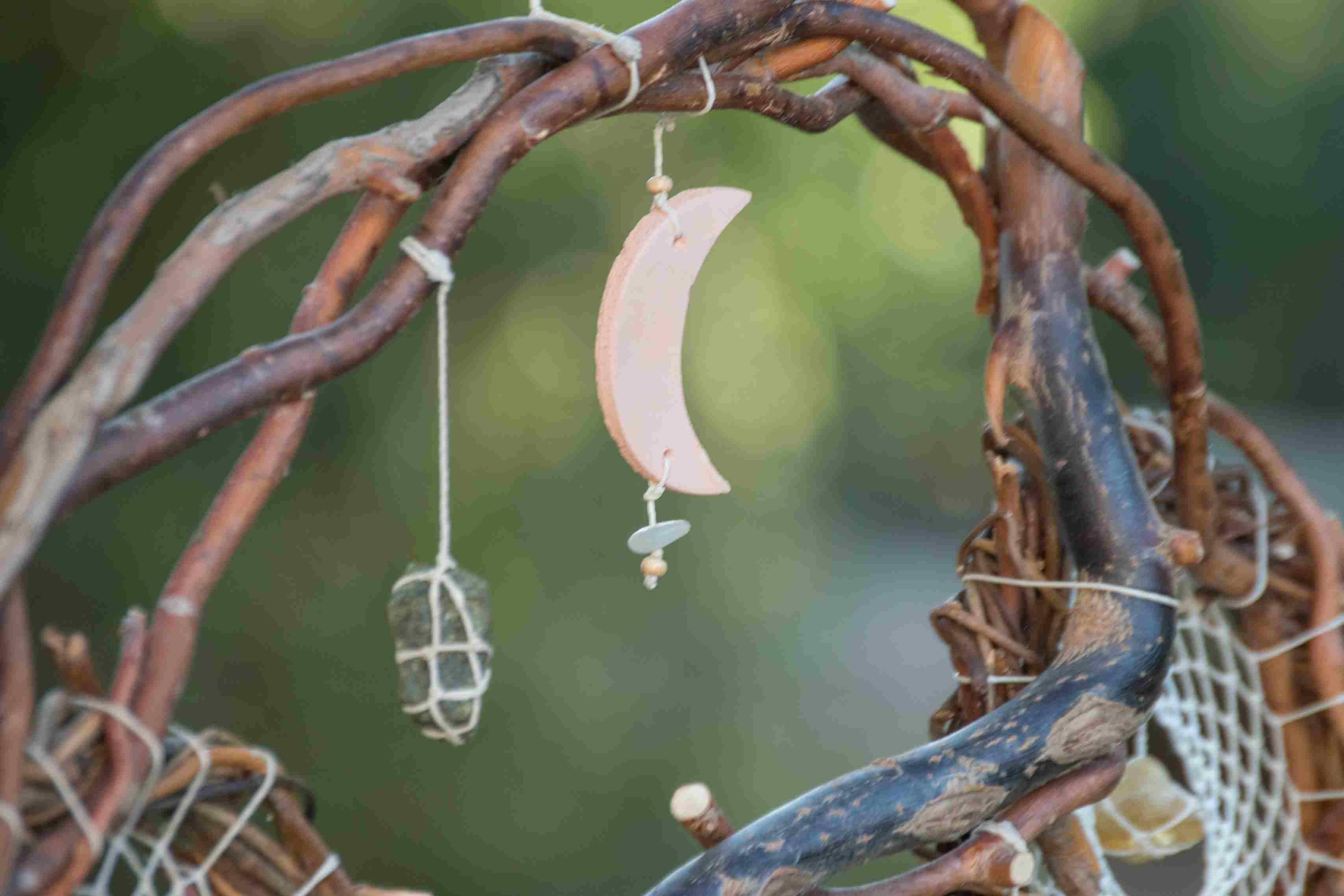 Handmade White Big Dream Catcher, Natural Wood, Healing Energy, Rustic Boho Decor - Inspire & Harmonize your Space ArMoniZar