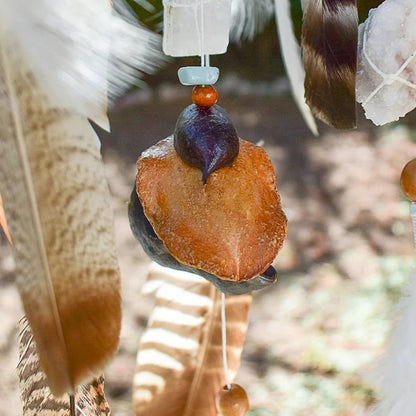 Healing crystals decor Dreamcatcher white, Neutral decor Large dream catcher, healing and holistic decor, Mindfulness wall art, healing gift ArMoniZar