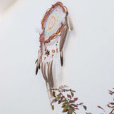 Large Willow Dreamcatcher - Pastel Rainbow Colors with Semi-Precious Stones - Eco-Friendly Feathers - Customizable ArMoniZar