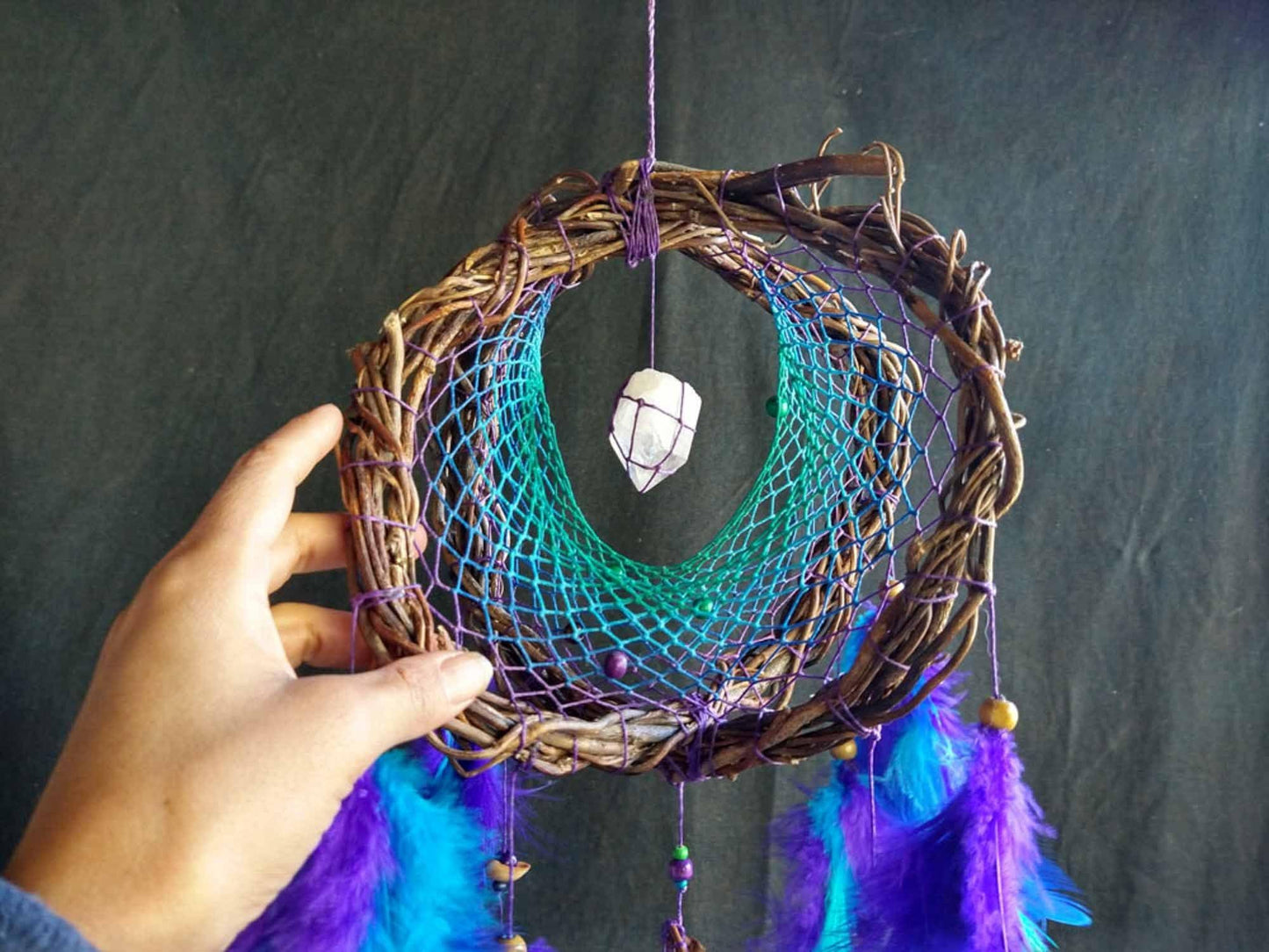 Mobile dream catchers, sphere decor, 3d orb dreamcatchers, bohemian and nature ArMoniZar