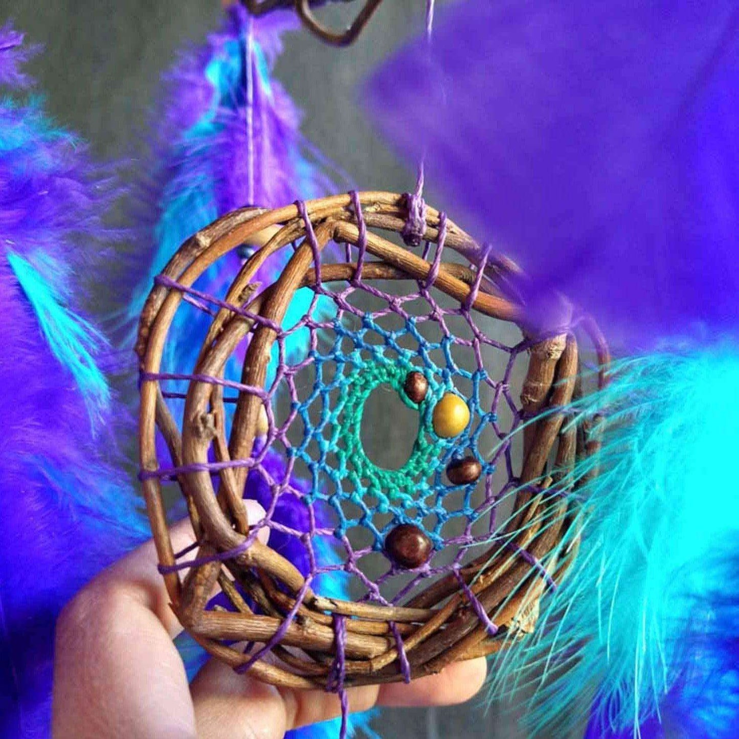 Mobile dream catchers, sphere decor, 3d orb dreamcatchers, bohemian and nature ArMoniZar