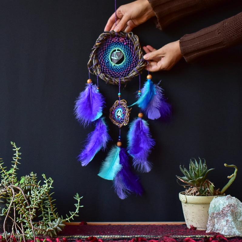 Native and spiritual dream catcher energy field stones, authentic crystals dream Hunter ArMoniZar