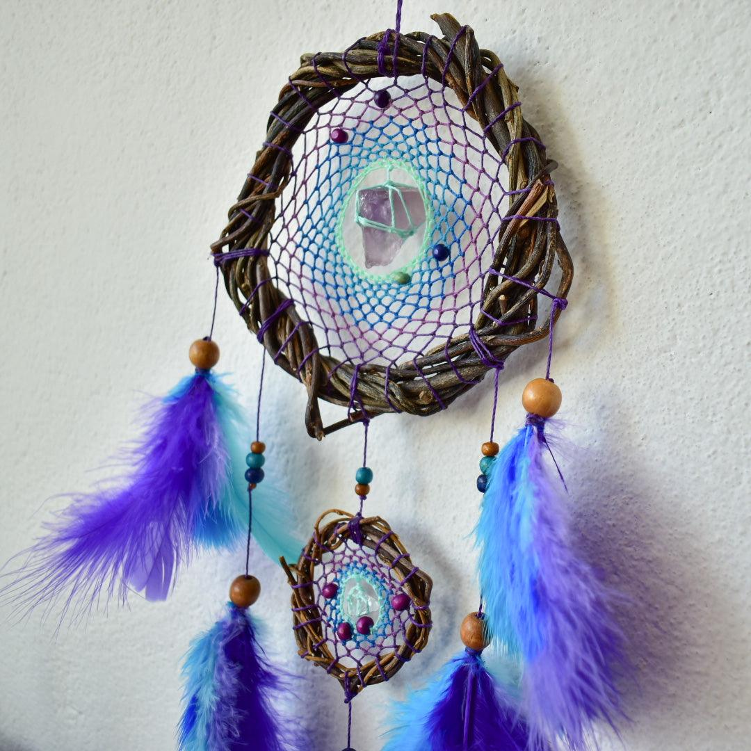 Native and spiritual dream catcher energy field stones, authentic crystals dream Hunter ArMoniZar