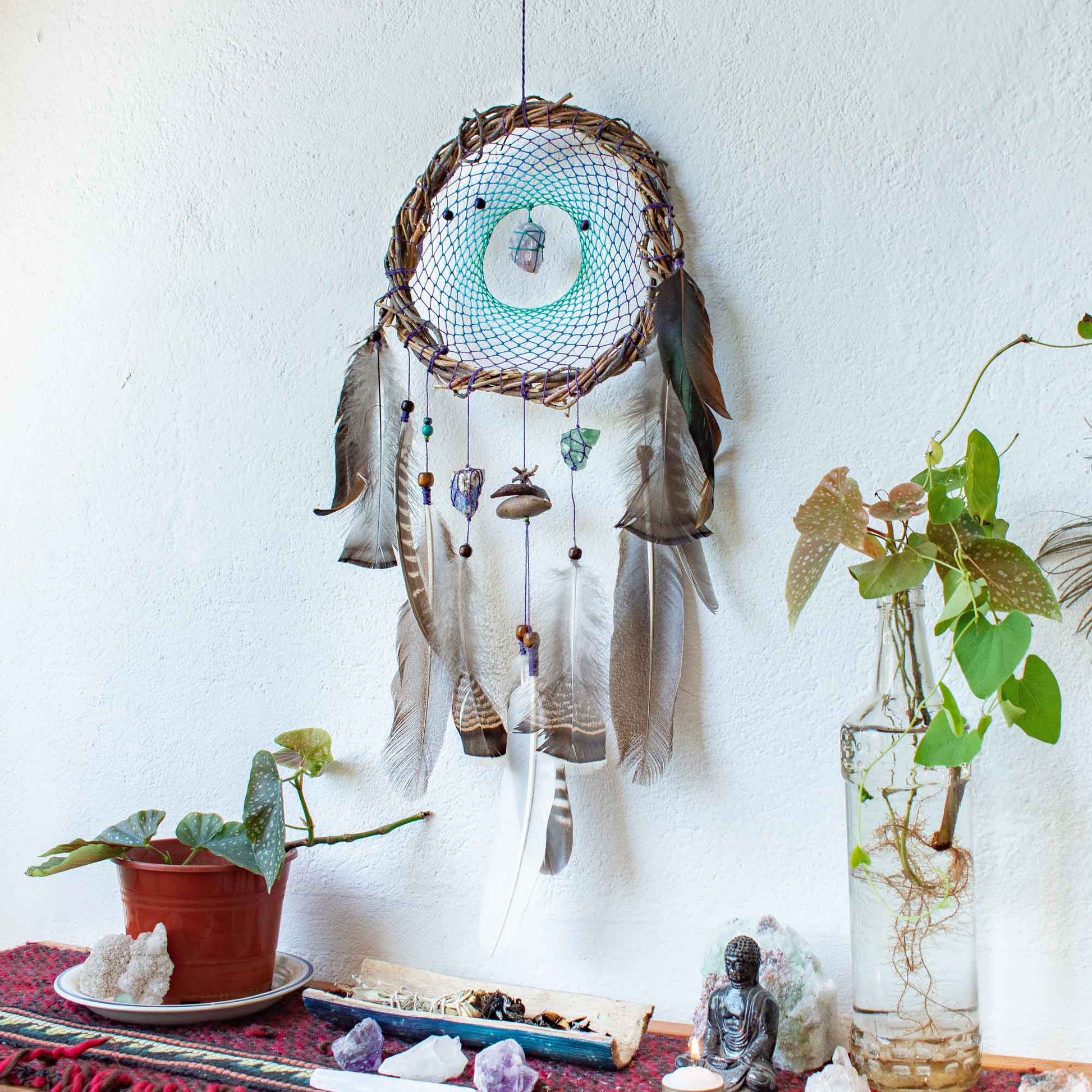 Peacefull sleep crystals dreamcatcher ArMoniZar