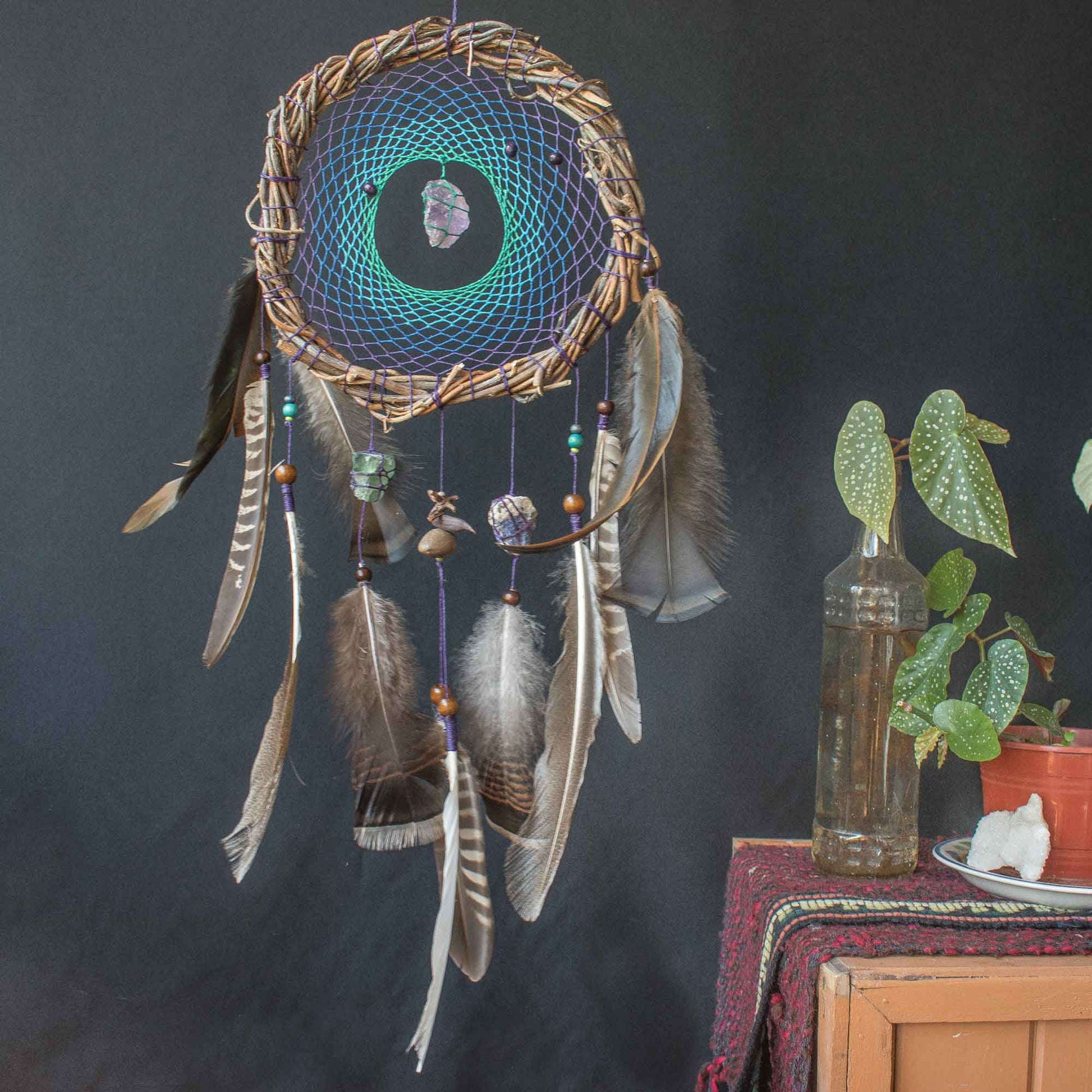 Peacefull sleep crystals dreamcatcher ArMoniZar