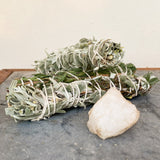 white sage Crafted with intention with natural cotton thread