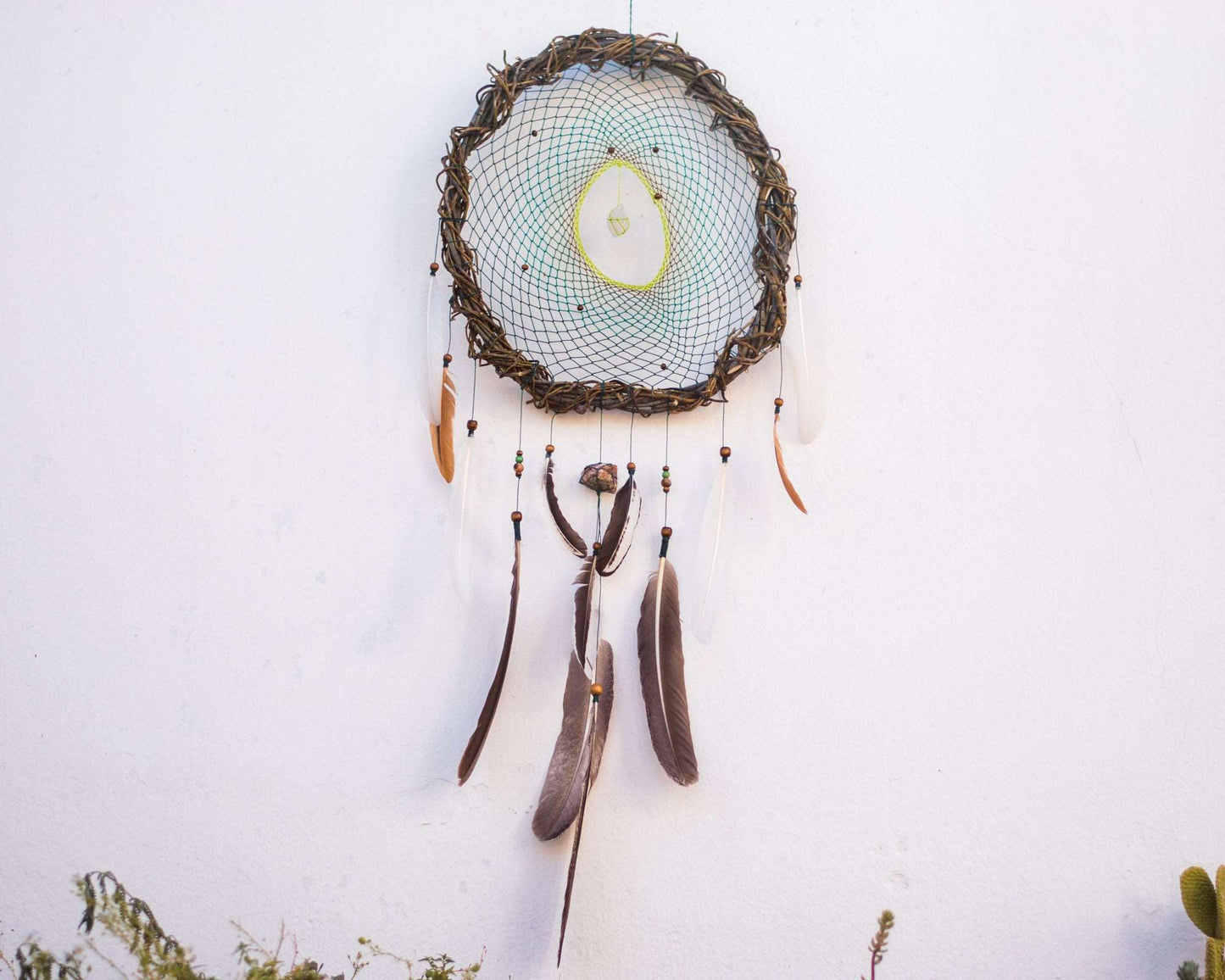 Shamanic Dreamcatcher: Native-Inspired Bedroom Remedy, Serene & Effective for Nightmares ArMoniZar