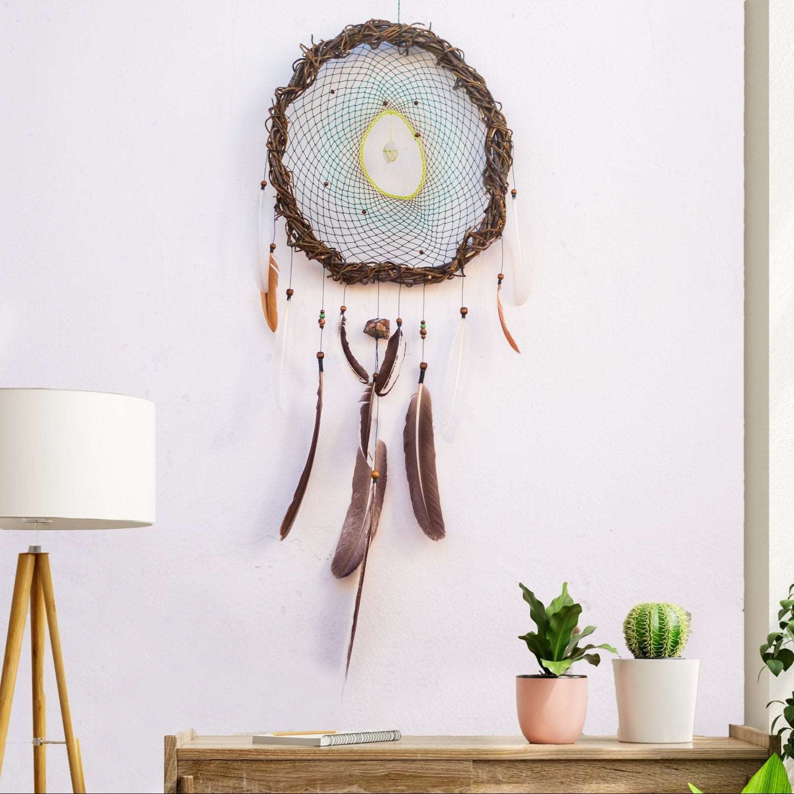 Shamanic Dreamcatcher: Native-Inspired Bedroom Remedy, Serene & Effective for Nightmares ArMoniZar