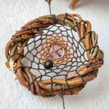 Spiritual wall decor Dream Catcher Natural mother earth style with Natural Wood ArMoniZar