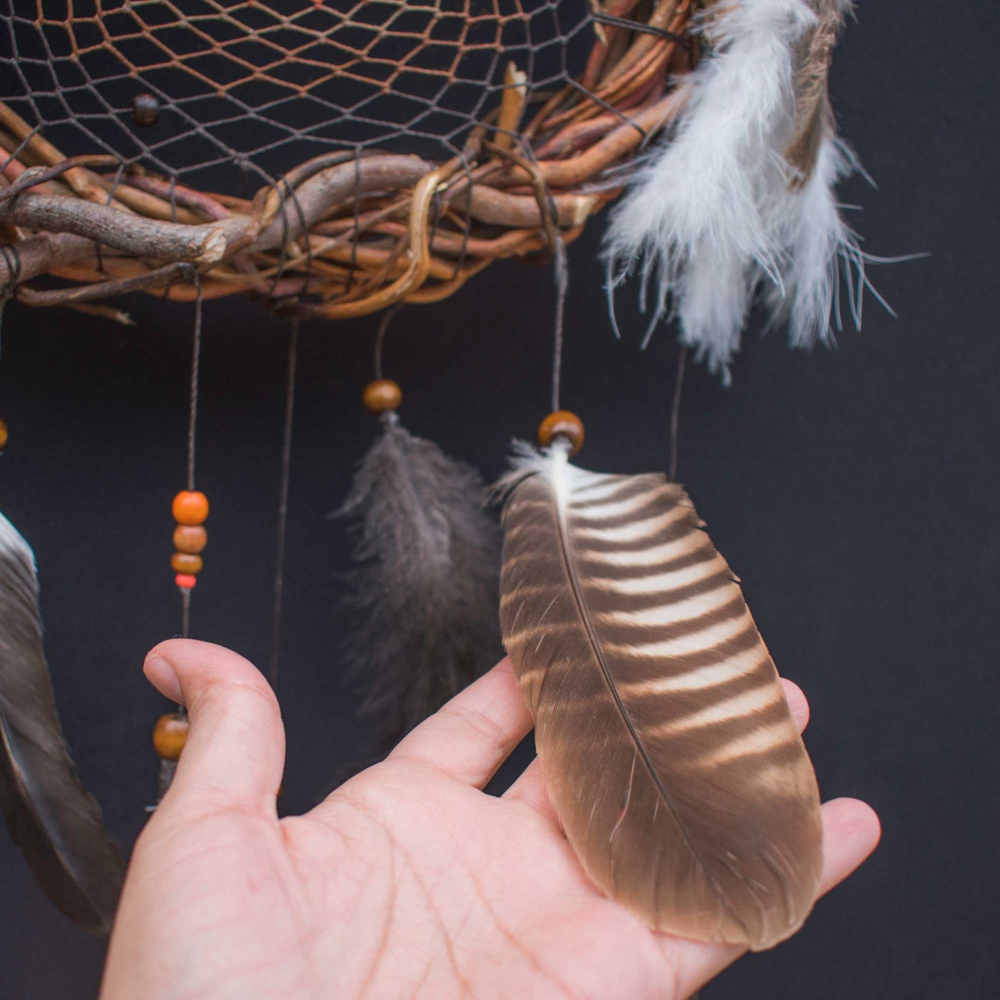 Unique dream catcher, Native american shield for nightmares ArMoniZar