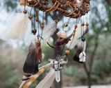 Wooden hanging dream catcher Native america style ArMoniZar