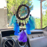 DIY Dreamcatcher Kit: Willow Hoop, Crystals & Feathers - Boho Craft