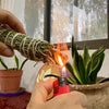 House Energy Protection Crystal Kit – 4 Healing Stones + 3 Smudge Sticks, Deep Home Cleansing & Spiritual Shield Gift