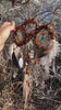 Crystal Dreamcatcher Healing  – Small Shaman Art, 7 Chakra Wall Hanging, Selenite Wreath for Protection & Positive Energy