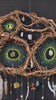 Boho Wall Collage Dreamcatcher – Large Feathered Healing Decor with 12 Gemstones, Organic Tree Branch, Custom Colors, Macramé Art