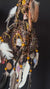Healing Gemstone Dreamcatcher: Spiritual Protection Mobile with 13 Crystals - 31- Andean Sunset