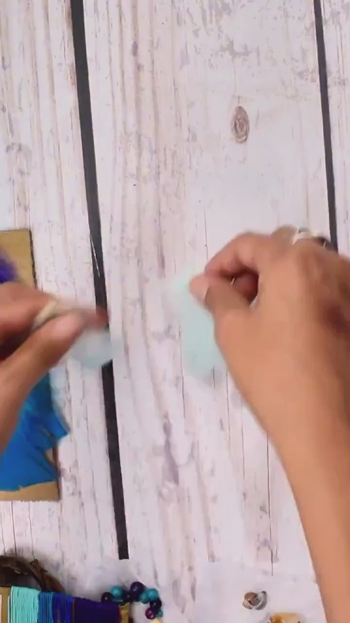 DIY Dreamcatcher Kit: Willow Hoop, Crystals & Feathers - Boho Craft