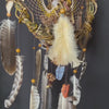 Large Earth-Toned 3D Dreamcatcher: Artisanal Charm, Perfect for Spinning Spaces